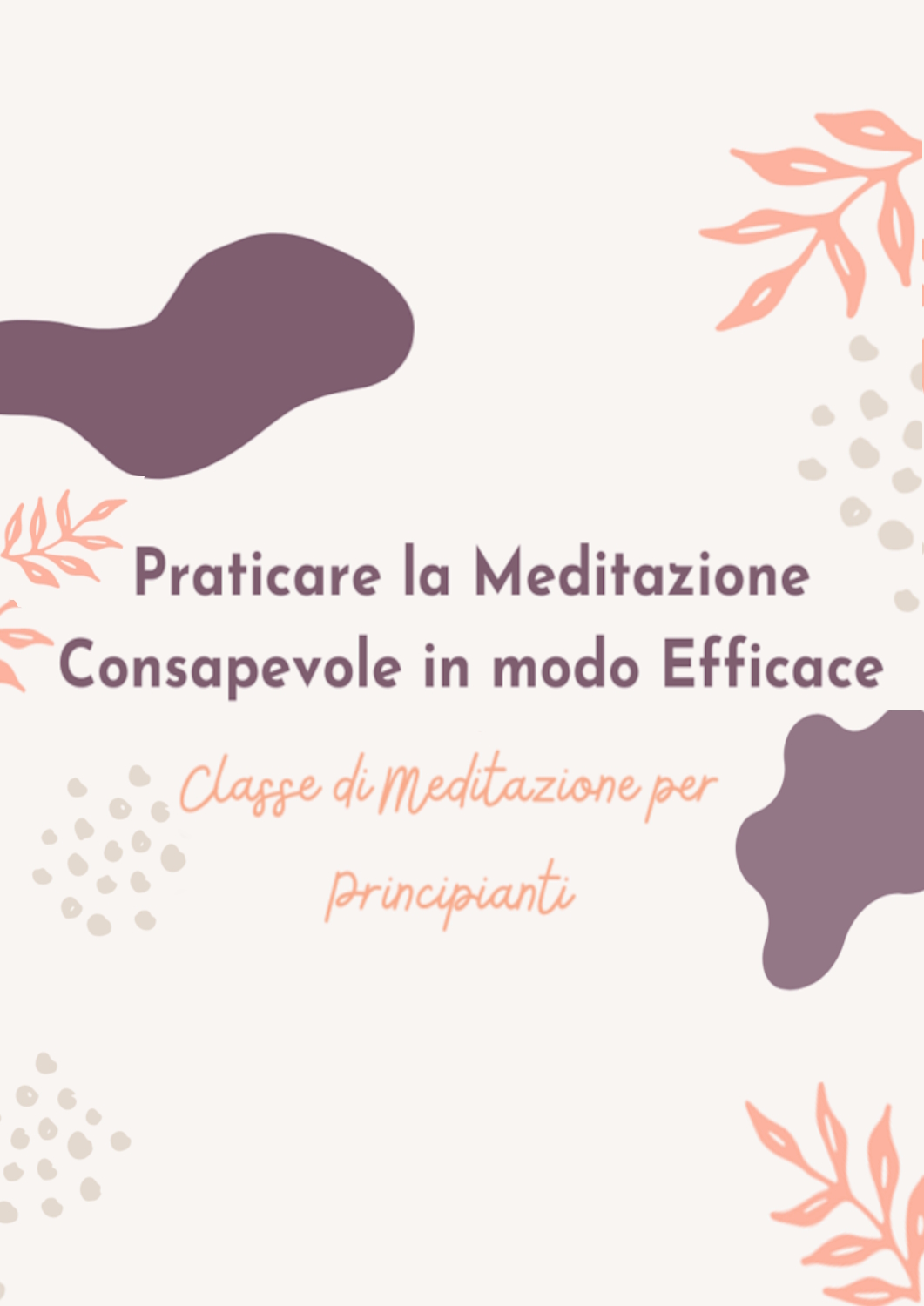Classe introduttiva di Mindfulness